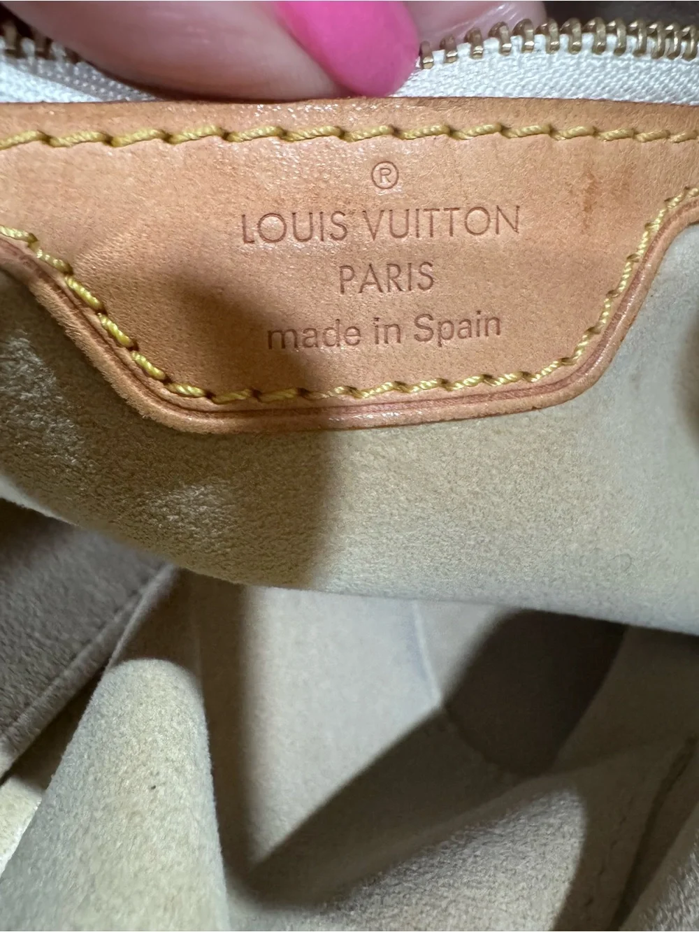Louis Vuitton Damier Azur Hampstead PM & Dust Bag